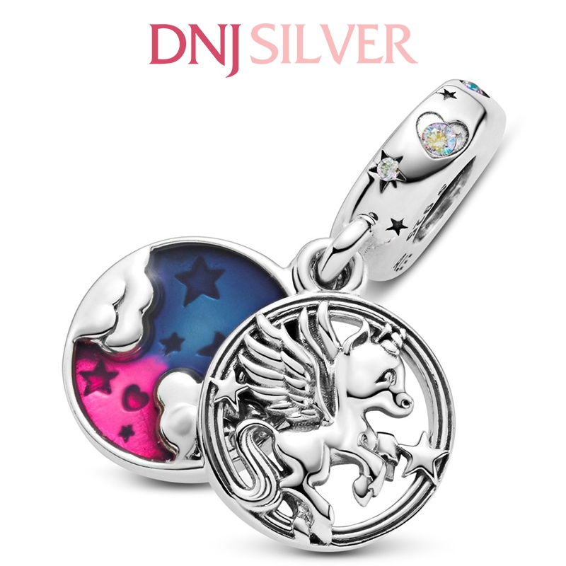 Charm bạc 925 cao cấp, hàng chuẩn bạc - Charm Magical Unicorn thích hợp để mix vòng tay charm - DN233