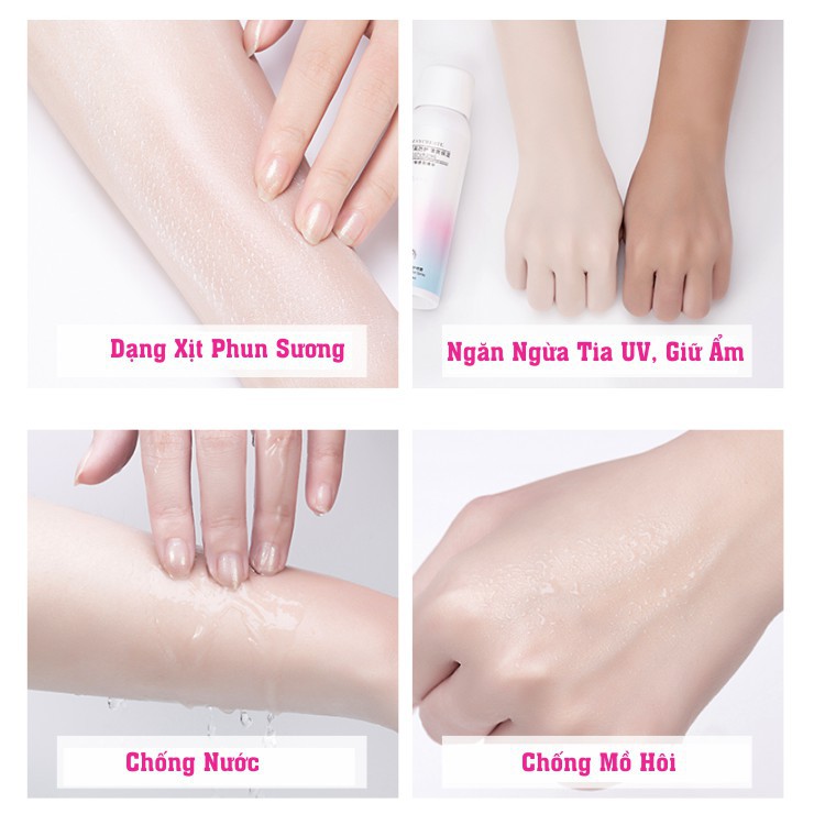 Xịt Chống Nắng Trắng Da SPF35 Maycreate 150ml