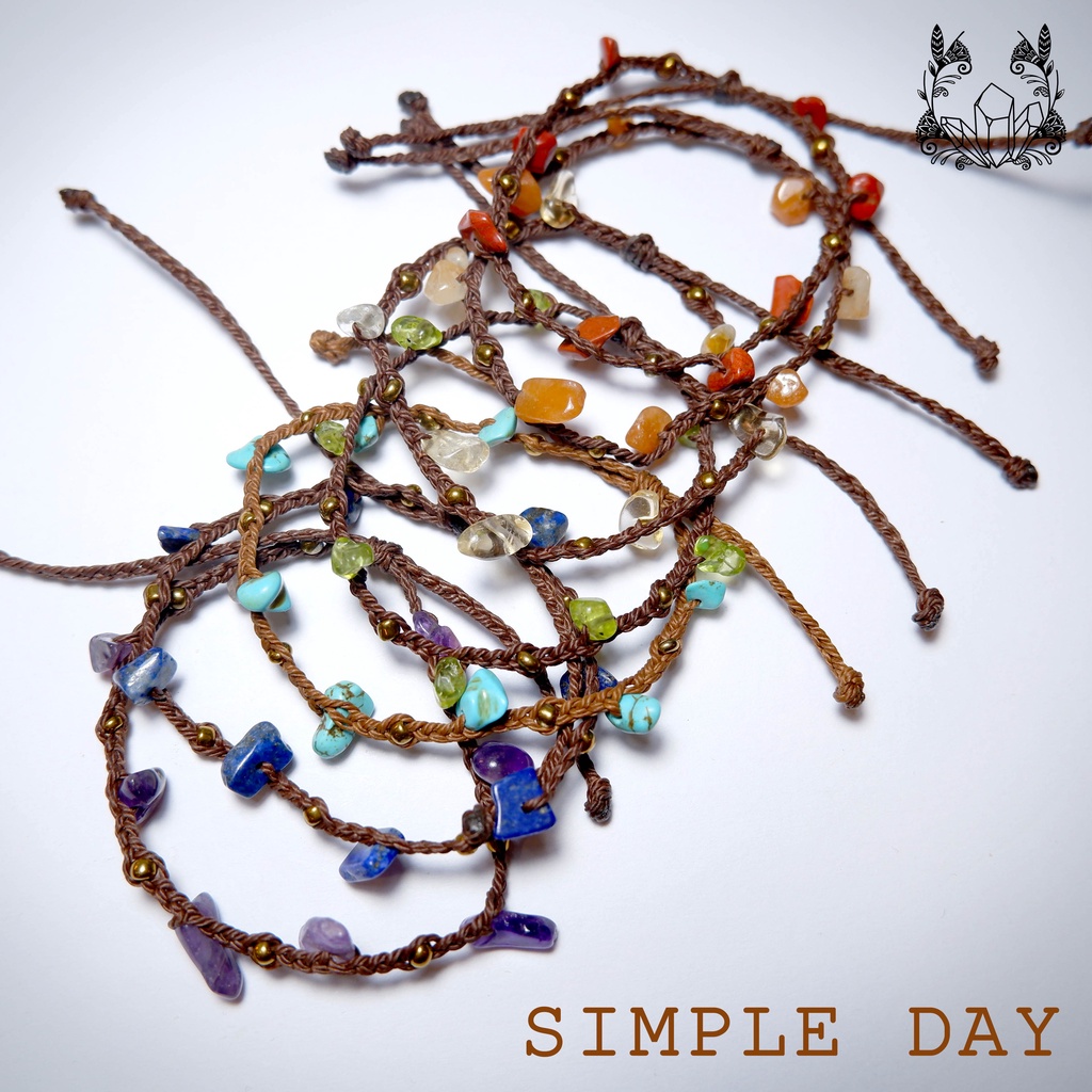Vòng tay thắt dây handmade, xinh xắn