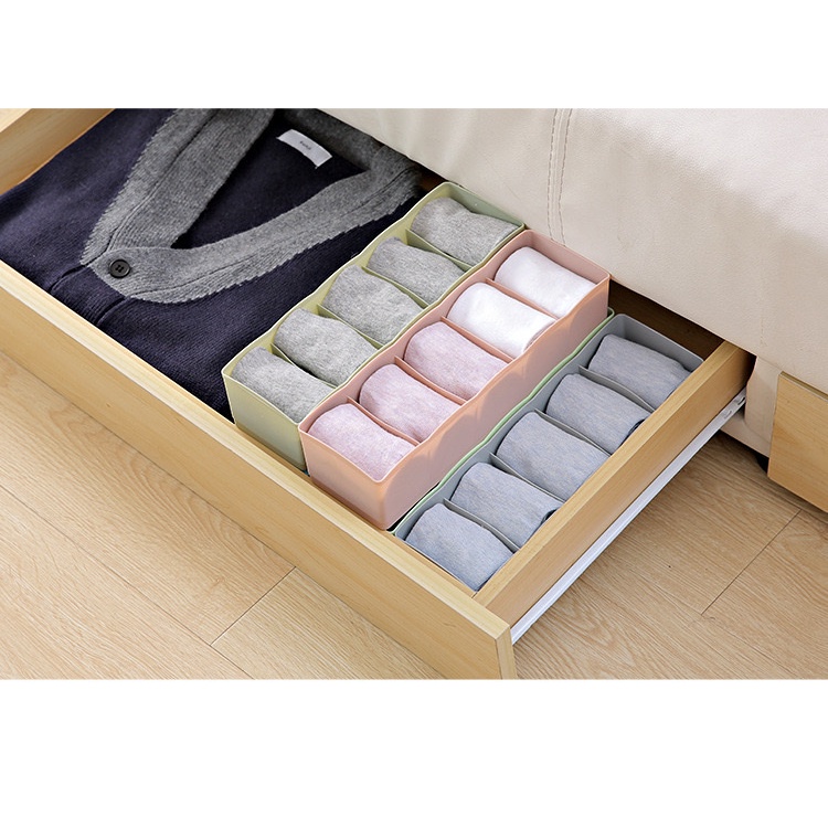 Hộp Đựng Đồ Lót, Khay Nhựa 5 Ngăn Đựng Đồ Lót, Tất, Vớ Tiện Dụng 88102 Shop Đức Tài Store