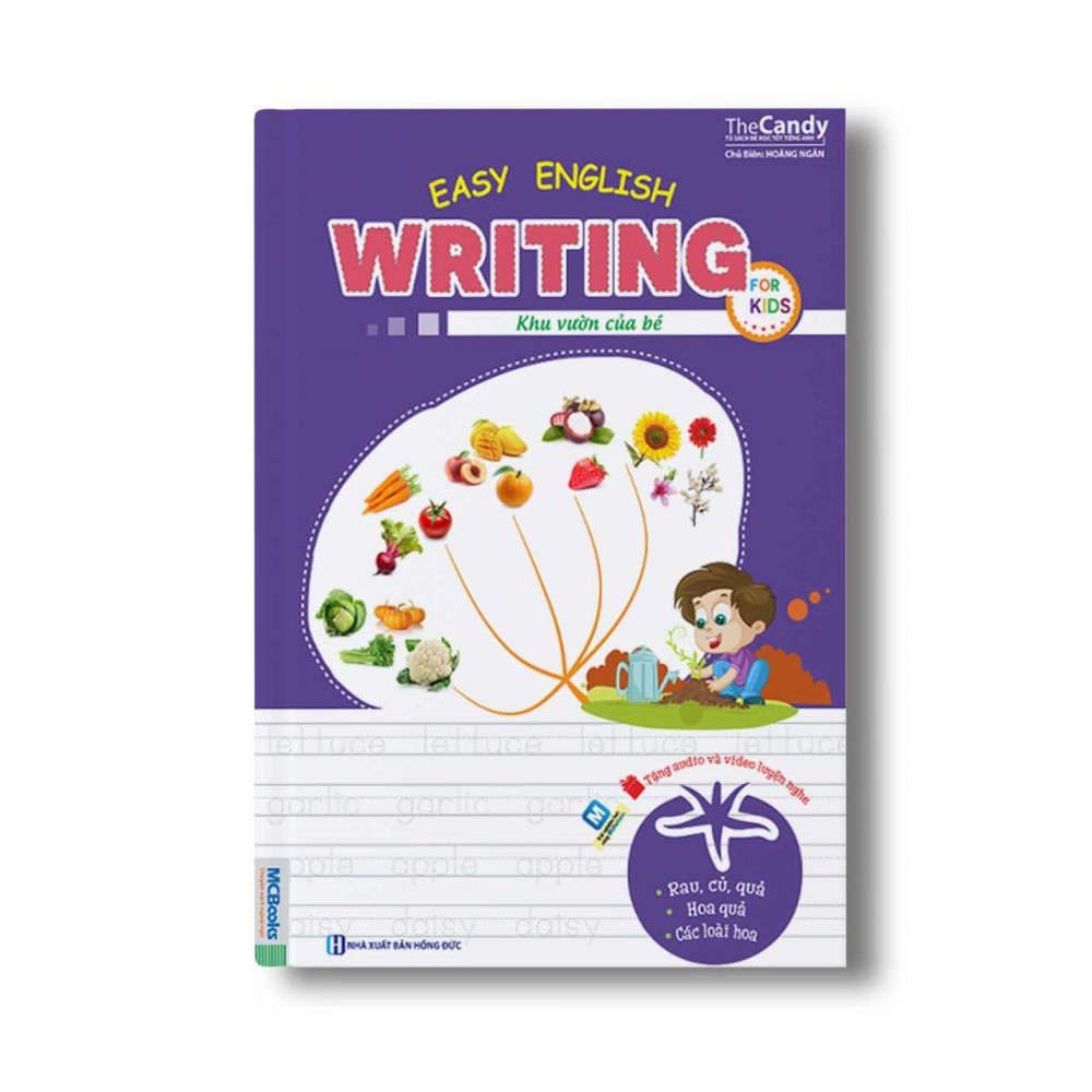 Sách - Easy English Writing For Kid – Khu Vườn Của Bé