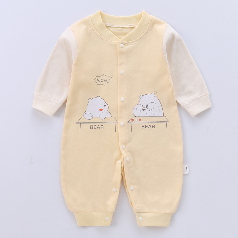 Body liền thân, bodysuit dài tay cotton cho bé trai và bé gái sơ sinh từ 3-14kg, hàng đẹp xuất nhật