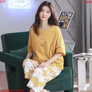 Bộ đồ nữ quần lỡ vàng Give me a little flower - Micha D23