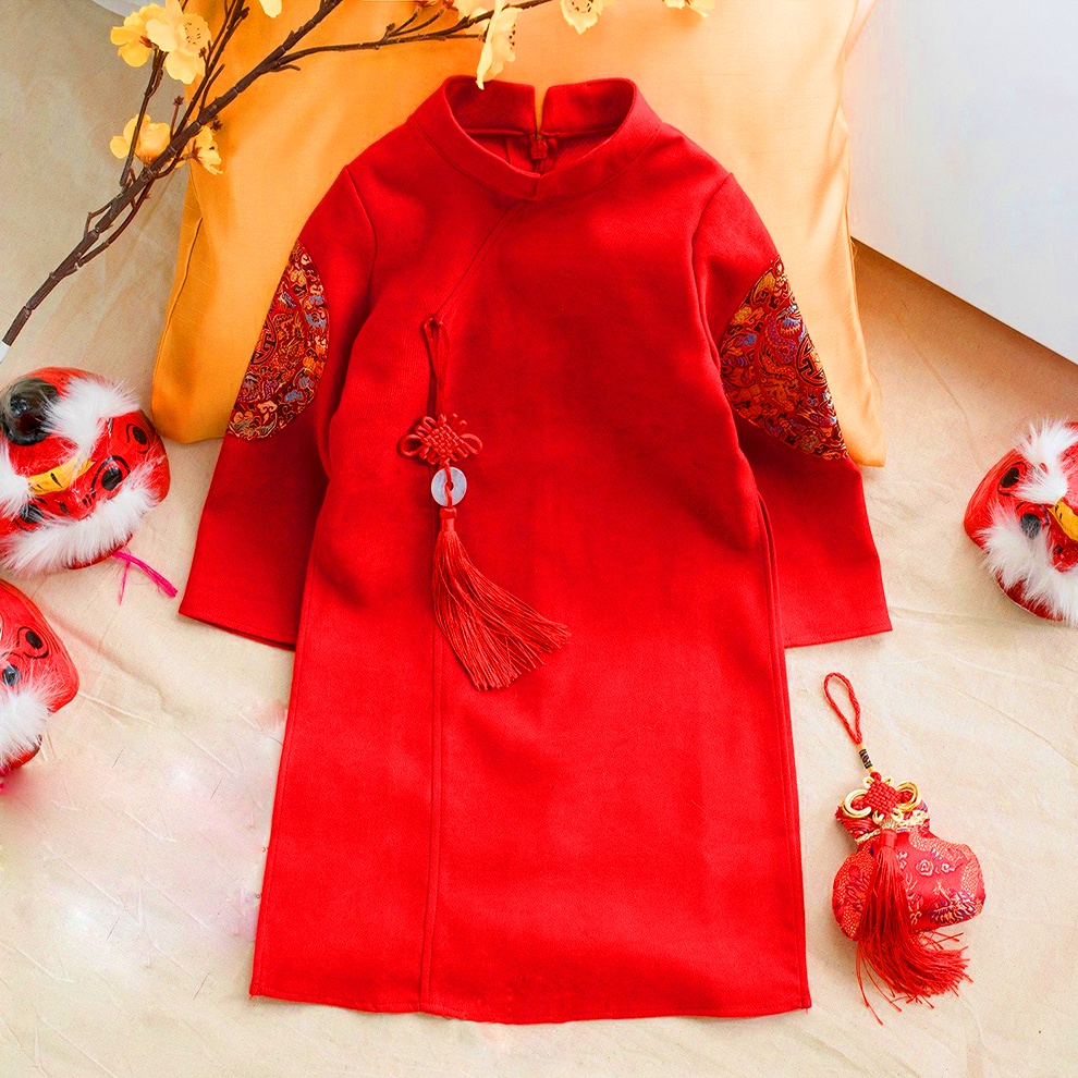 Áo dài cách tân cho bé trai  loại 1 hang viet nam  ao dai junny