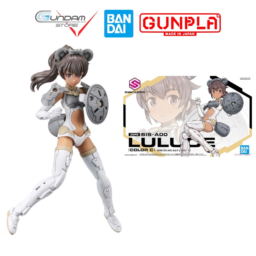 Mô Hình Lắp Ráp 30MS SIS-A00 Luluce [Color C] 30 Minutes Sisters Bandai Đồ Chơi Anime Nhật