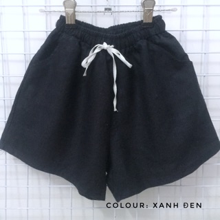 Combo 5 quần short vải đũi thời trang