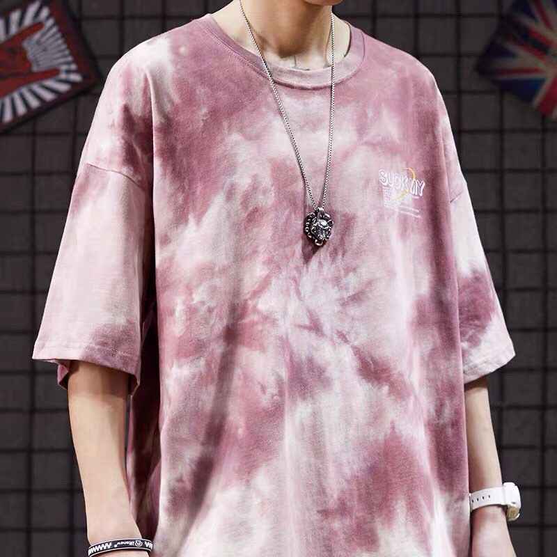 Áo thun nam nữ hot trend giới trẻ với màu sắc loang siêu hot | BigBuy360 - bigbuy360.vn