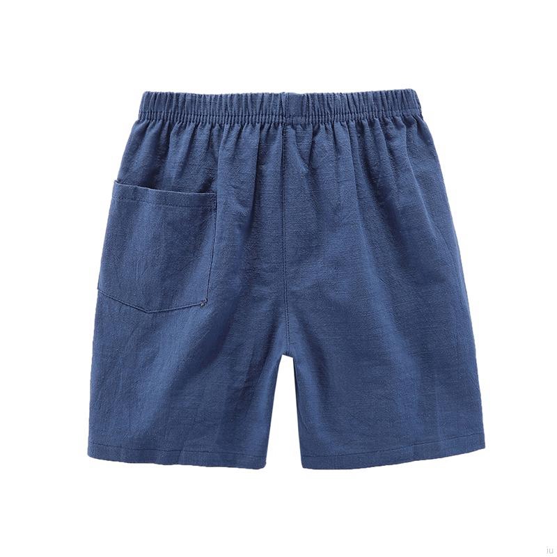 Quần Short Cotton Màu Trơn Cho Bé Trai