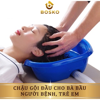 Chậu gội đầu massage tại nhà chất liệu nhựa cao cấp siêu bền - Bosko