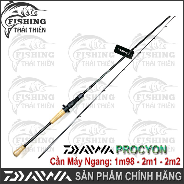 Cần Câu Cá Daiwa Procyon 662MF, 702MHX, 732MHX Cần Lure Máy Ngang 1m98, 2m1, 2m2 Dòng Cao Cấp Hàng Chính Hãng