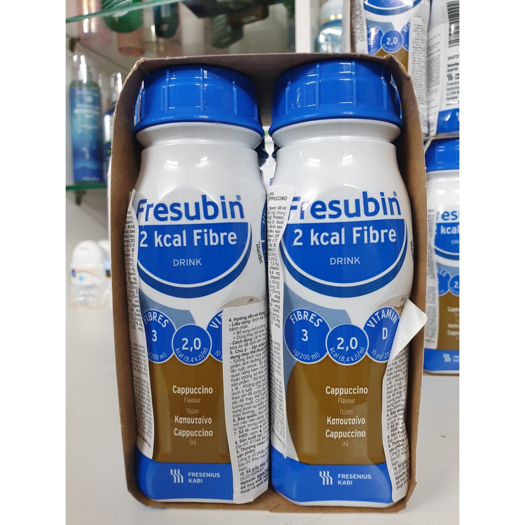Sữa Fresubin 2Kcal Fibre Cappuccino 200ml