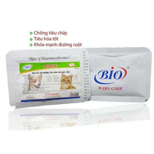 MEN HỖ TRỢ ĐIỀU TRỊ TIÊU HÓA CHO CHÓ MÈO BIOTIC