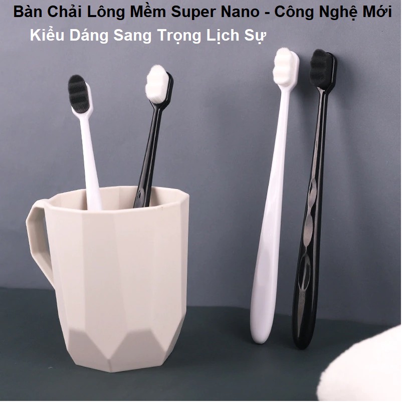 Bàn Chải Đánh Răng Lông Mềm - Công Nghệ Mới Super NaNo Lông Chải Cực Mềm - Cho Cả Gia Đình