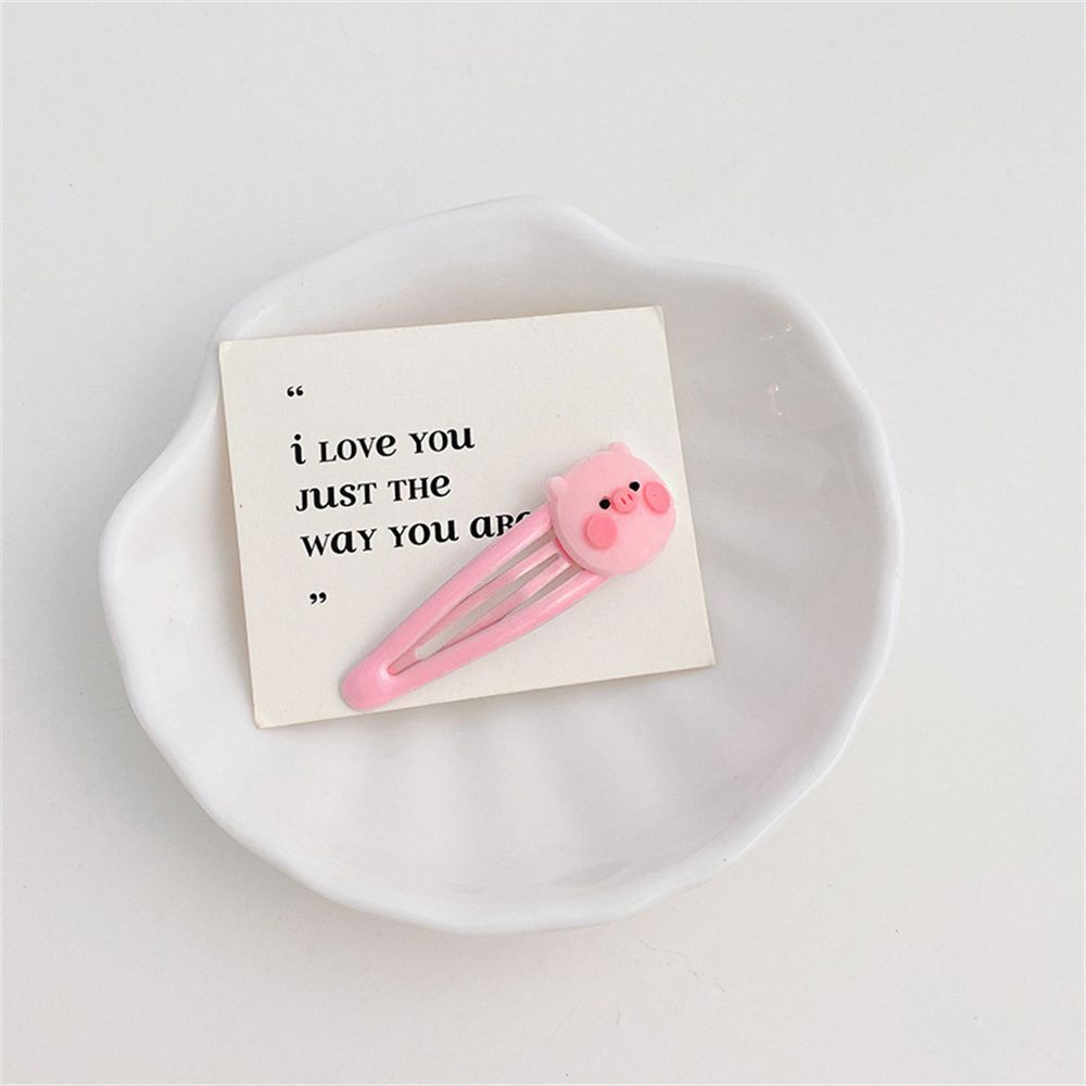 Kẹp tóc hình heo hồng dễ thương cho nữ và bé gái