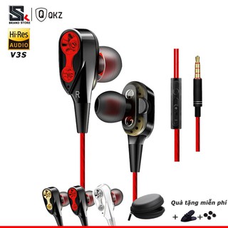 Tai nghe có dây QKZ V3S hỗ trợ âm bass tiện dụng