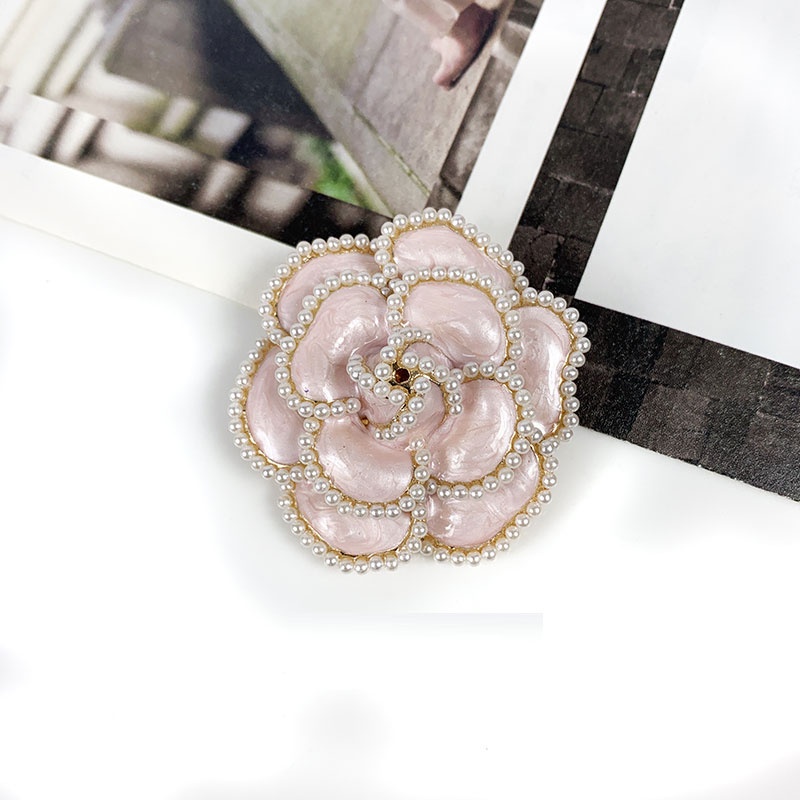 Ghim CàI ÁO HìNh Hoa ĐíNh Kim Cương NgọC Trai Giả ThờI Trang Cho Nữ