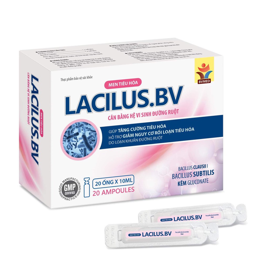 Men vi sinh, bổ sung lợi khuẩn, hỗ trợ cải thiện hệ vi sinh đường ruột của trẻ, giúp tăng cường tiêu hóa ( LACSILUS.BV)