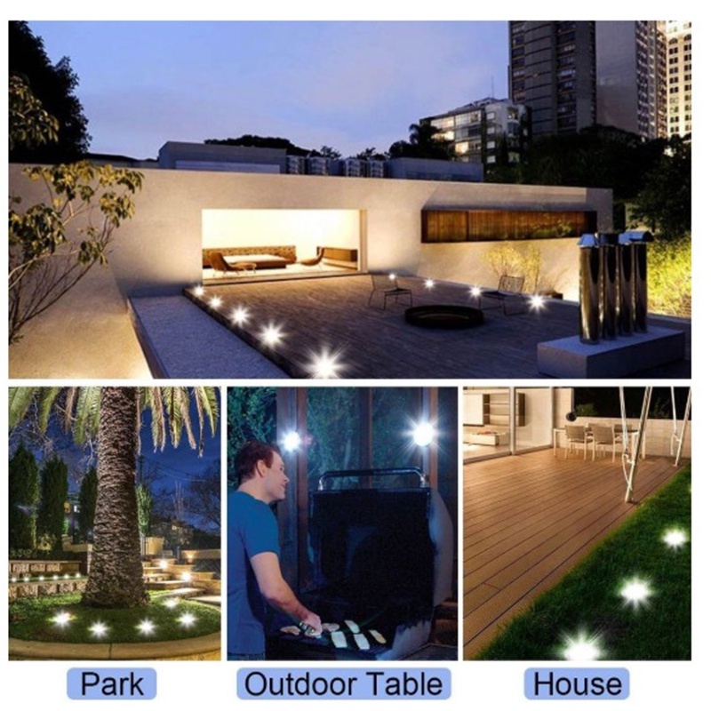 Licer đèn mặt đất năng lượng mặt trời dùng ngoài sân vườn