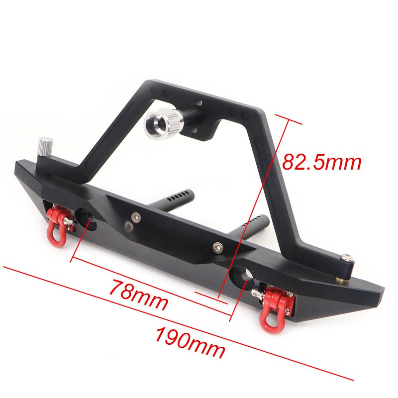 RC AXIAL Bộ Cản Trước Và Sau Có Đèn Led Cho Xe Điều Khiển Từ Xa Trx-4 1: 10 Scx10 Jeep &amp; Scx10 Ii 90046 90047 Trx4