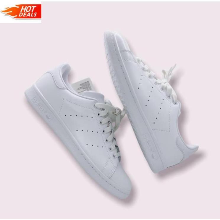 (Giày AUTH) Giày Adidas Stan Smith All White chính hãng : 🍒