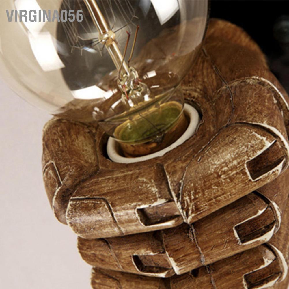 Virgina056 Người giữ đèn tường Trang trí hình dạng nắm tay mới lạ nghệ thuật cho quán bar Nhà hàng cà phê