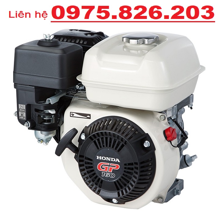 [Freeship] - Máy Nổ – Động Cơ Xăng Honda GP160H CH1 5.5HP tua chậm - Hàng chính hãng, nhập khẩu Nhật Bản