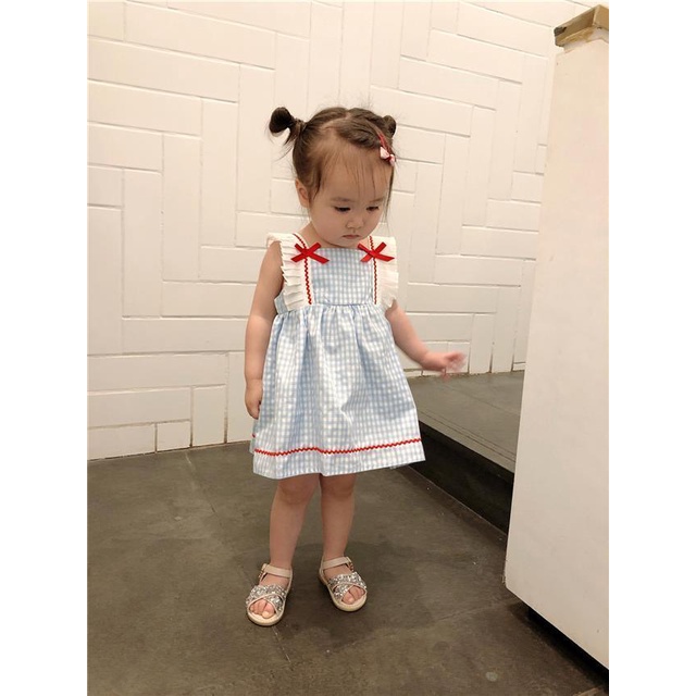 Đầm Công Chúa Sát Nách Thiết Kế Dễ Thương Cho Bé Gái