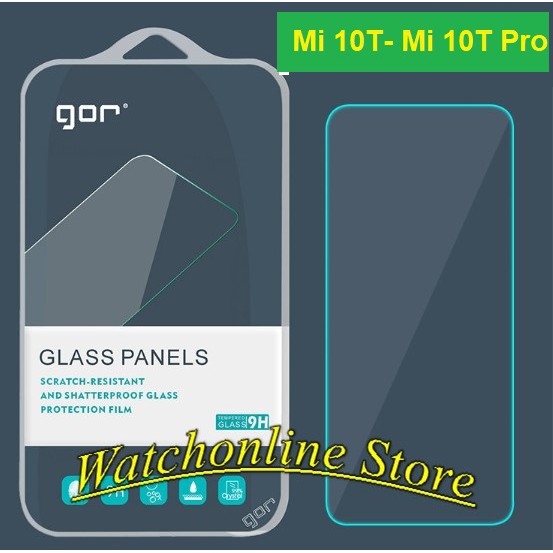 Bộ 2 cường lực Gor Xiaomi Mi 10T / Mi 10T Pro / Mi 10T lite K30s trong suốt (không full màn)