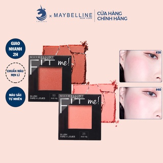 Phấn má hồng mịn lì, lên màu chuẩn maybelline fit me blush 4.5g
