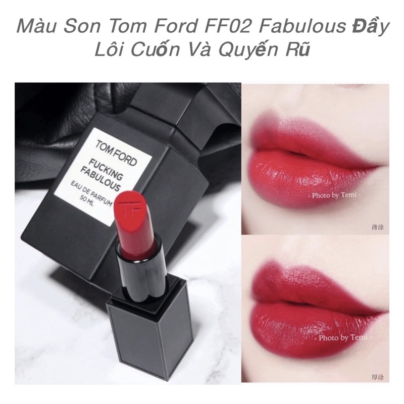 Son Tom Ford chính hãng, các bản giới hạn, bản đặc biệt (05, 07, 37, FF02)