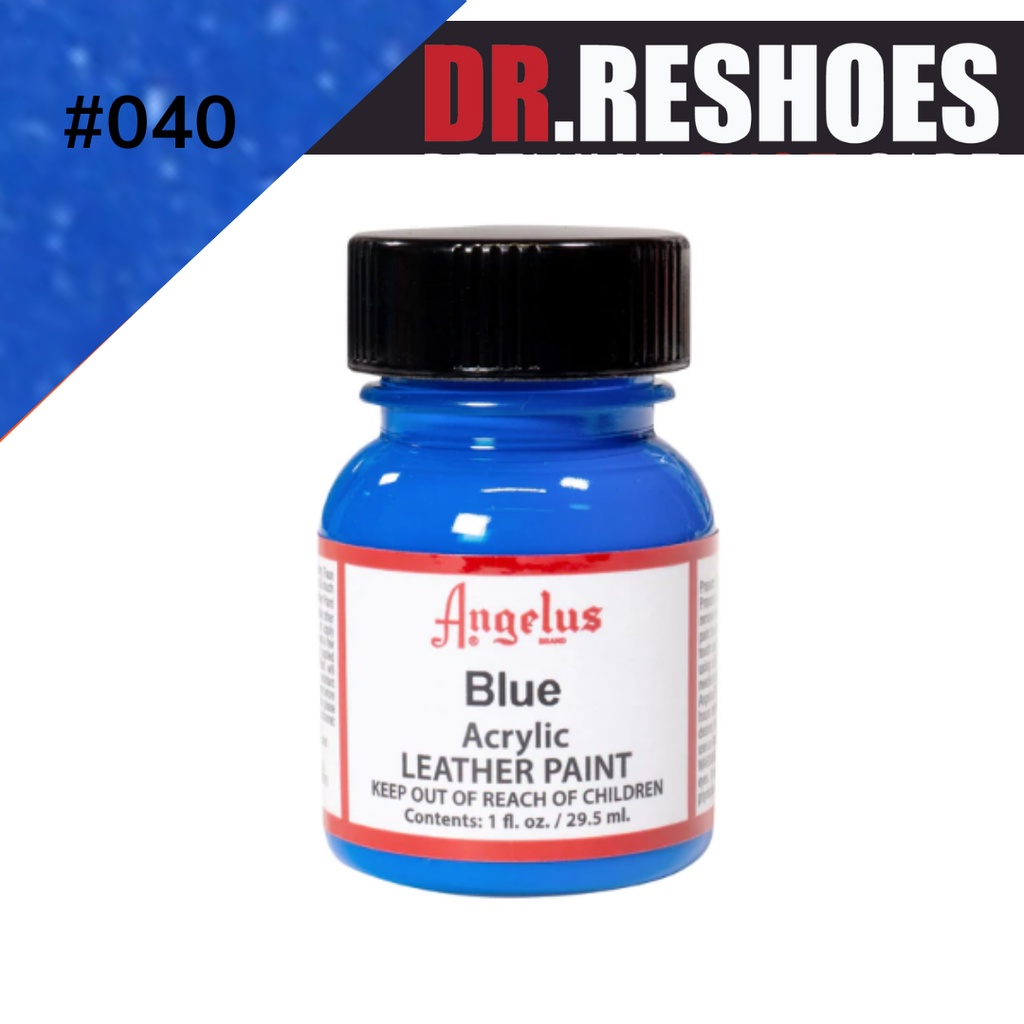 [CHÍNH HÃNG/LỌ NGUYÊN BẢN 29.5ml] Blue 040- Màu Angelus Leather Paint Standard vẽ trên da, vải, custom giày [Giá sỉ/lẻ]