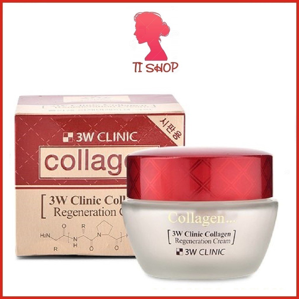 Kem dưỡng FREESHIP Kem dưỡng da 3W CLINIC Collagen chống lão hóa