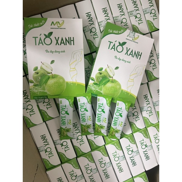 Trà táo xanh giảm cân hiệu quả 1 hộp 15gói