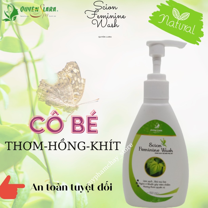 Dung Dịch Vệ Sinh Phụ Nữ QUYÊN LARA Làm Hồng Hết Ngứa Phụ Khoa An Toàn Tuyệt Đối Cả Bà Bầu Sau Sinh 150Ml