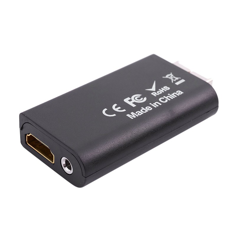 HDV-G300 to HDMI 480i/480p/576i Video Converter Adapter with 3.5mm Audio Output Supports All PS2 Display Modes