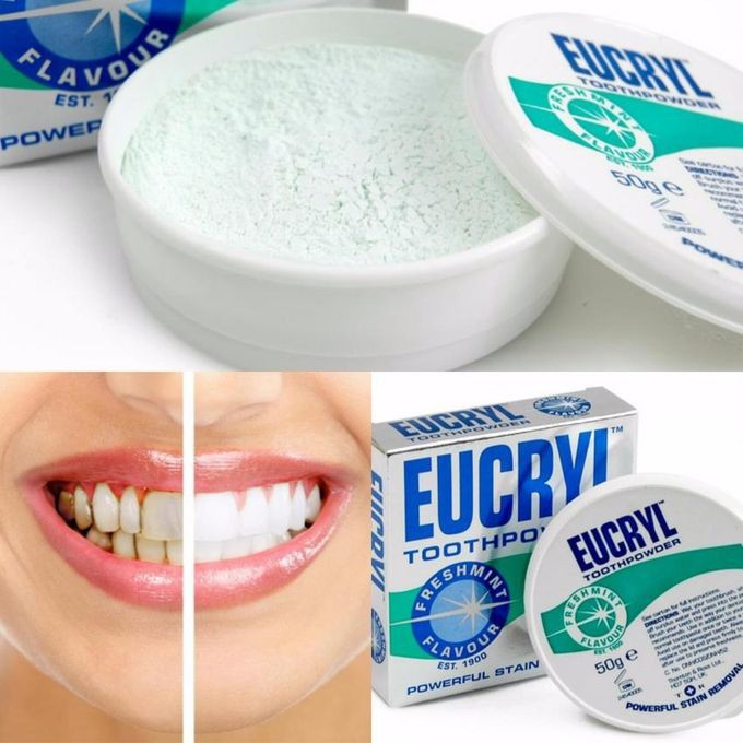 BỘT TẨY TRẮNG RĂNG EUCRYL đến từ UK