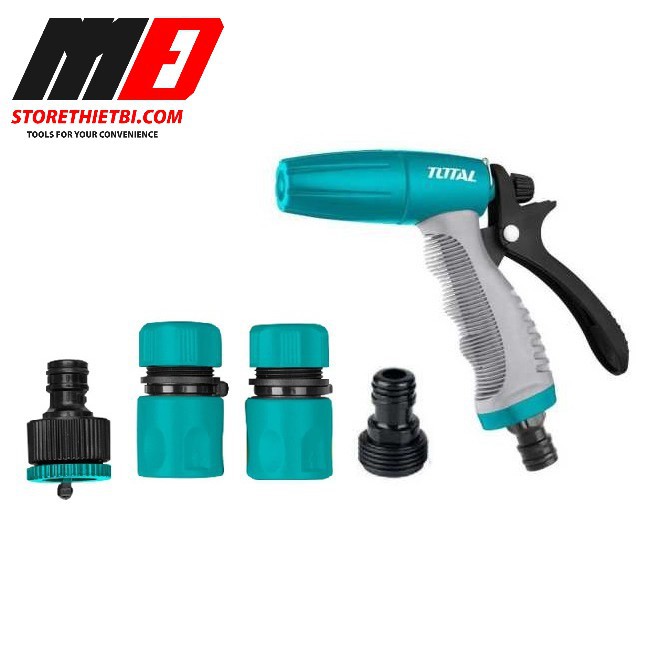 Bộ khớp nối ống vòi xịt rữa tưới cây chỉnh tia đa năng TOTAL