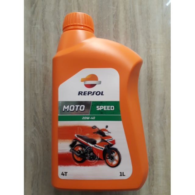 Dầu nhớt xe số và xe tay côn Repsol Moto Speed 20W-40 1L