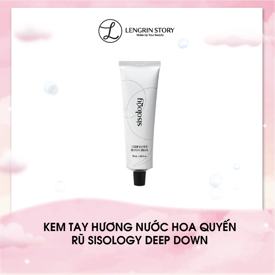 Kem Tay Hương Nước Hoa Dưỡng Da Mềm Mại và Chống Nếp Nhăn Sisology Deep Down Hand Cream 50ml