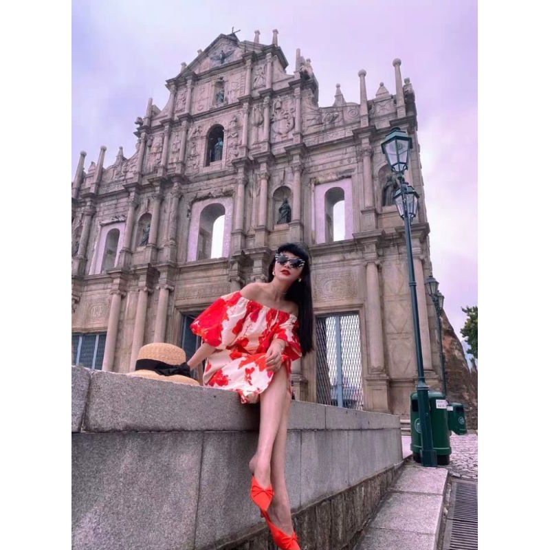 Đầm maxi hoa cao cấp tiểu thư vô cùng đẹp Ảnh thật. Sẵn hàng