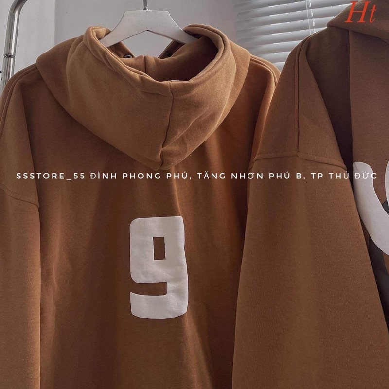 Áo hoodie whis nâu HT12
