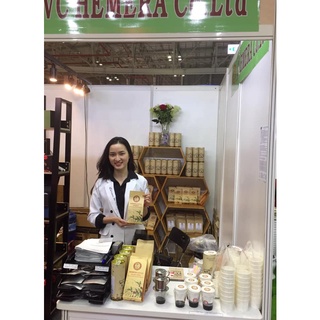 Cà phê rang xay Hemera Robusta (Bột-Gói 1kg), pha phin/máy đậm đà chất lượng