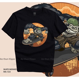 Áo thun nam - Skate Monkey 515 (d)