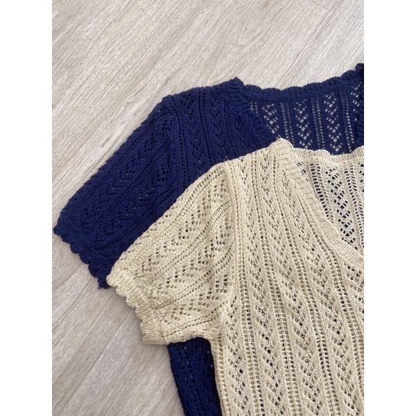len croptop navy - nude