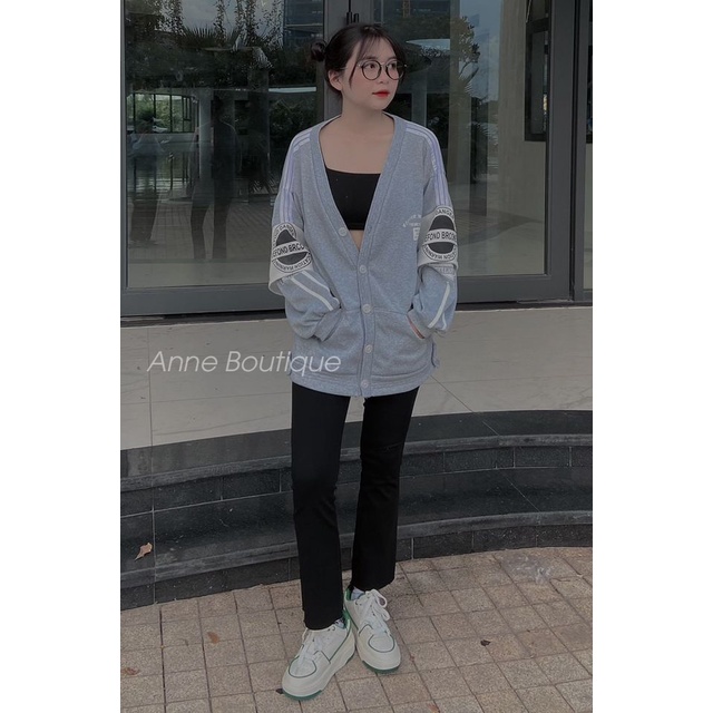Áo Khoác Cardigan In Chữ Brcon Phong Cách Ulzzang Hàn Quốc Hot Trend Anne Boutique Mã 618