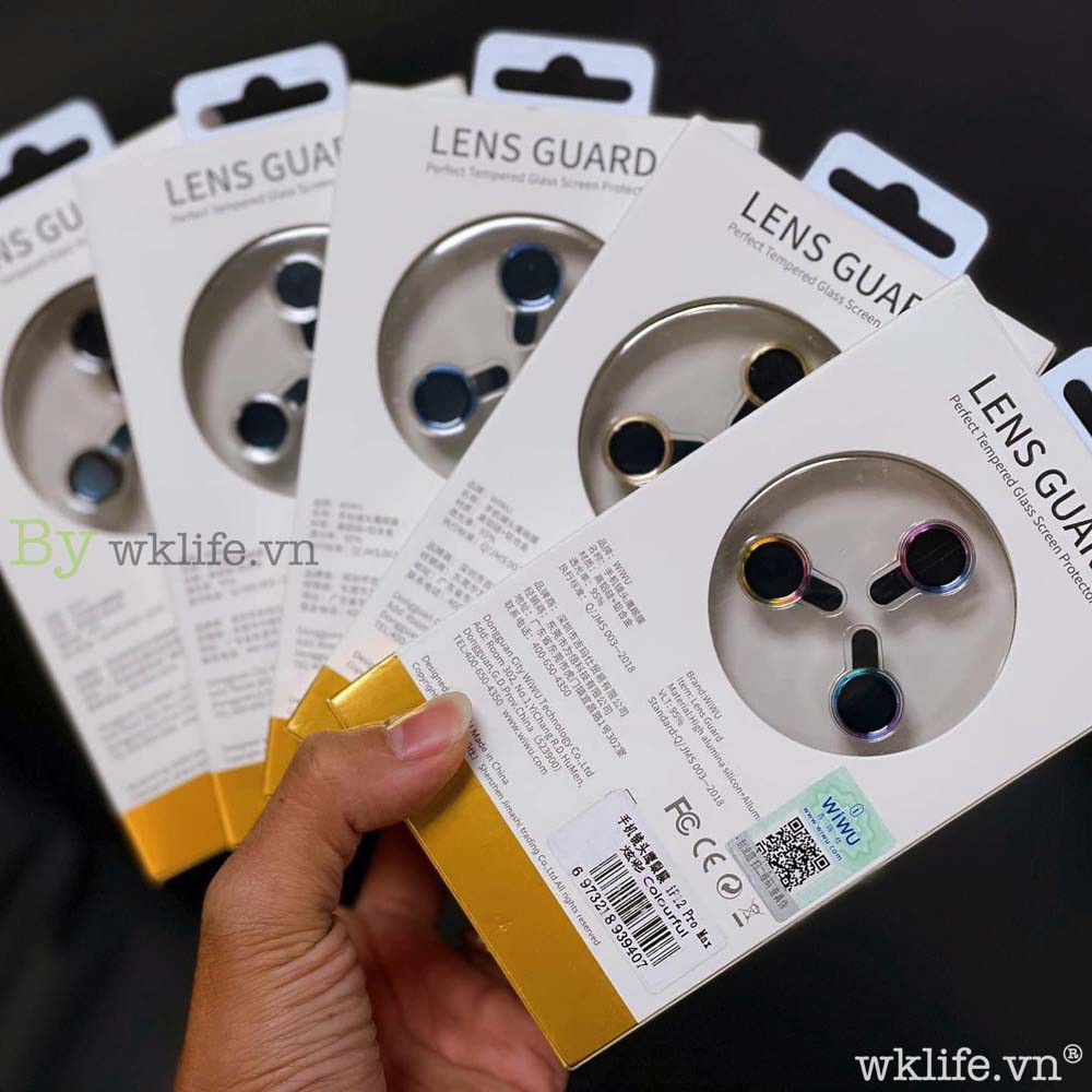 Viền Bảo Vệ Camera iPhone WiWU Lens Guard Hàng Chính Hãng