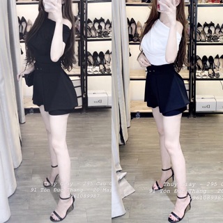 Quần tà váy đai oze cho nữ