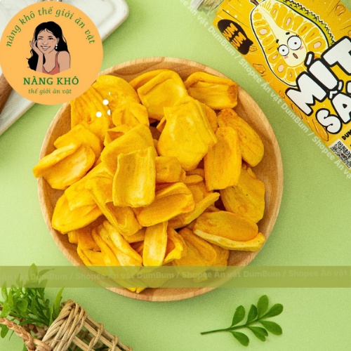 Mít sấy giòn Đà Lạt nguyên cánh 500g- Đặc sản Đà Lạt NÀNG KHÔ ĐỒ ĂN VẶT