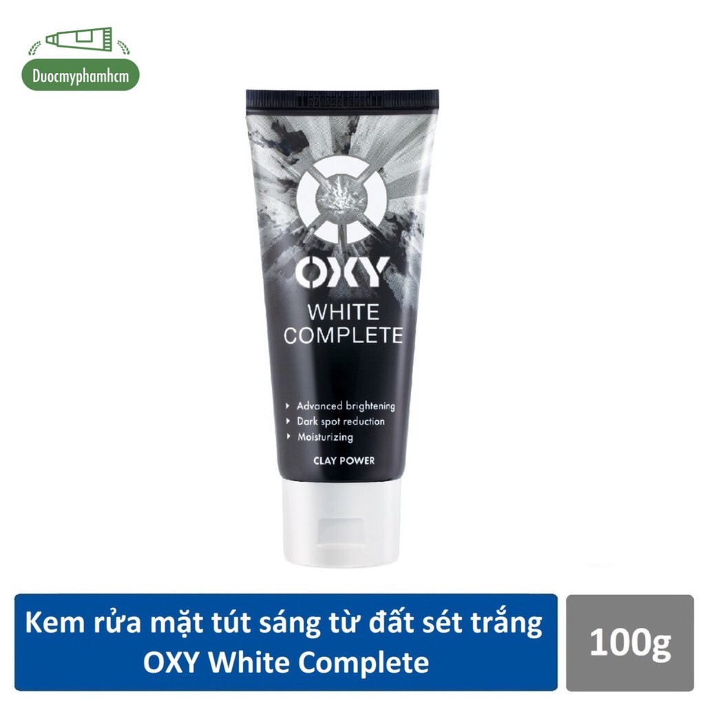 Kem rửa mặt tút sáng từ đất sét trắng OXY White Complete 100g