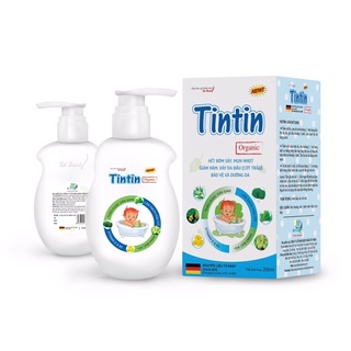 Sữa tắm rôm sảy , hăm da, cứt trâu cho bé tintin